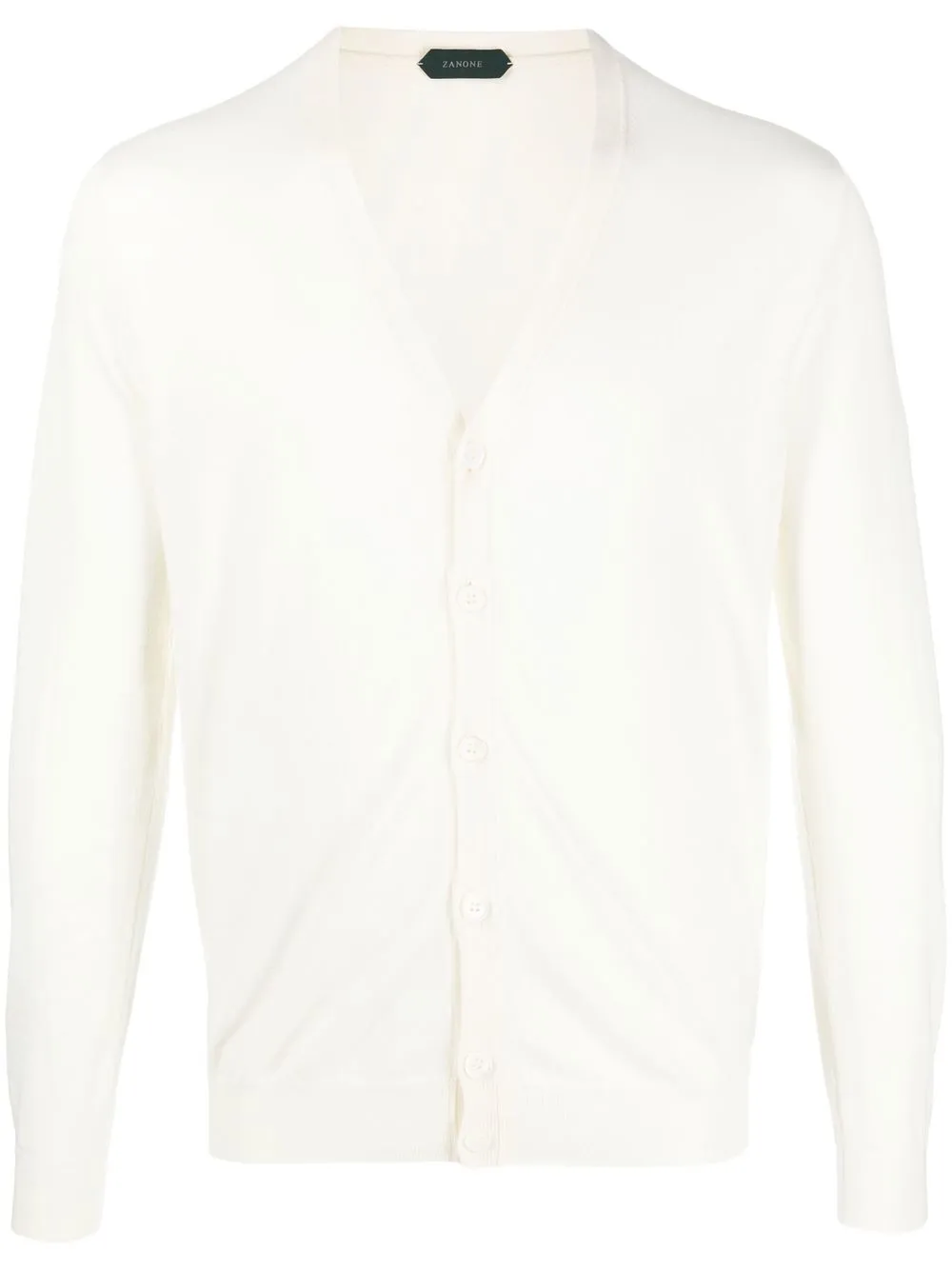 

Zanone button-up knitted cardigan - White