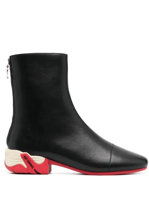Bottines 45 mm à talon contrastant - Raf Simons - Modalova