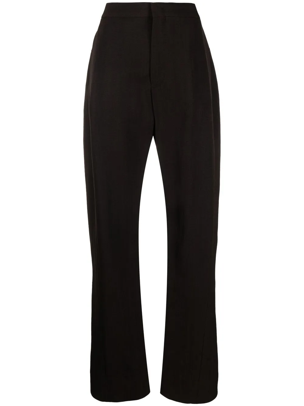 

Jil Sander high-waisted straight-leg trousers - Brown