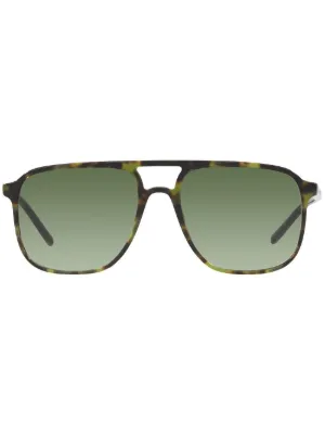 dolce and gabbana green sunglasses