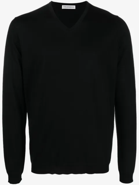 GOES BOTANICAL merino-wool V-neck jumper