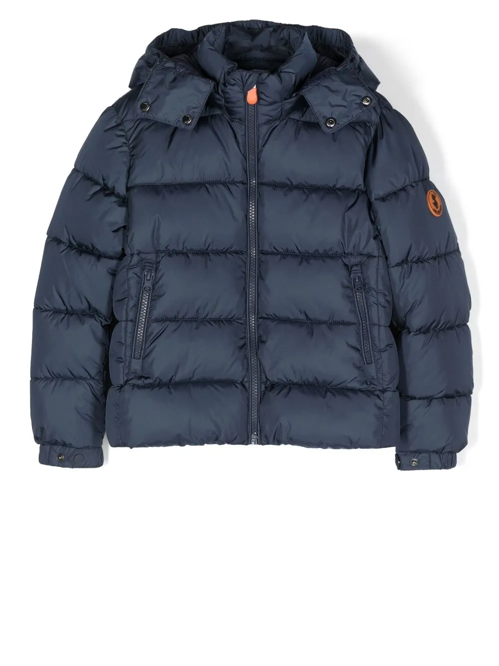 

Save The Duck Kids Scott detachable-hood puffer jacket - Blue