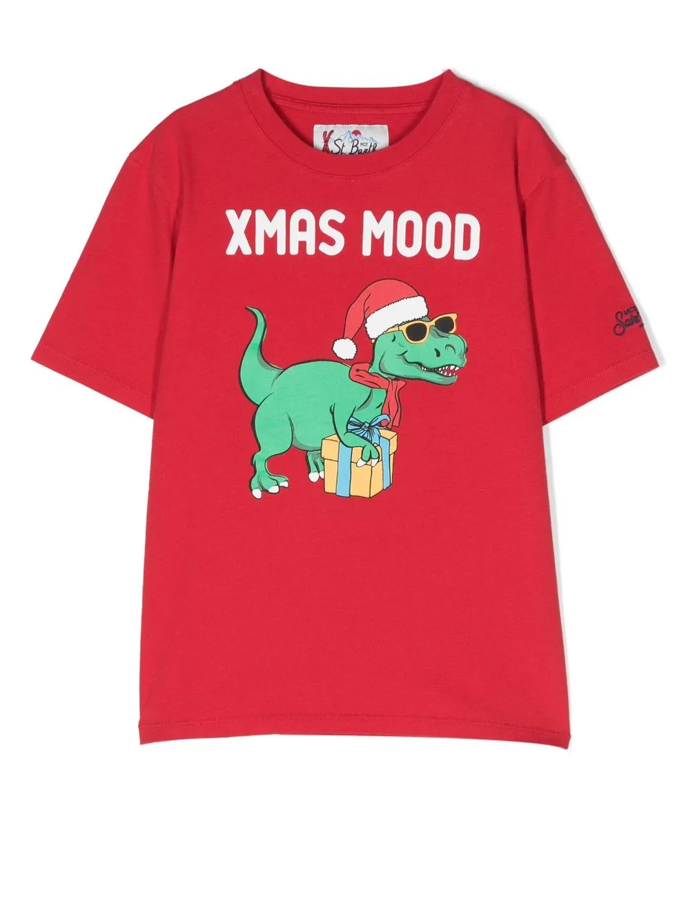 

MC2 Saint Barth Kids graphic-print cotton T-shirt - Red