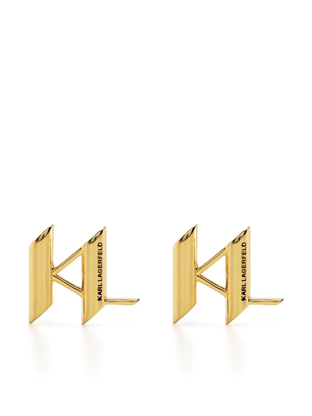 

Karl Lagerfeld K/Monogram stud earrings - Gold