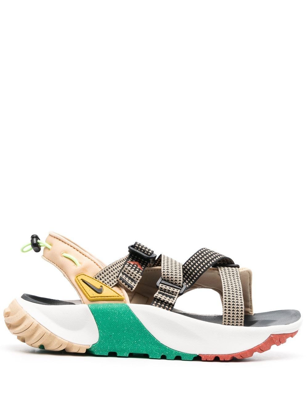 NIKE 20MM ONEONTA PANELLED OPEN-TOE SANDALS