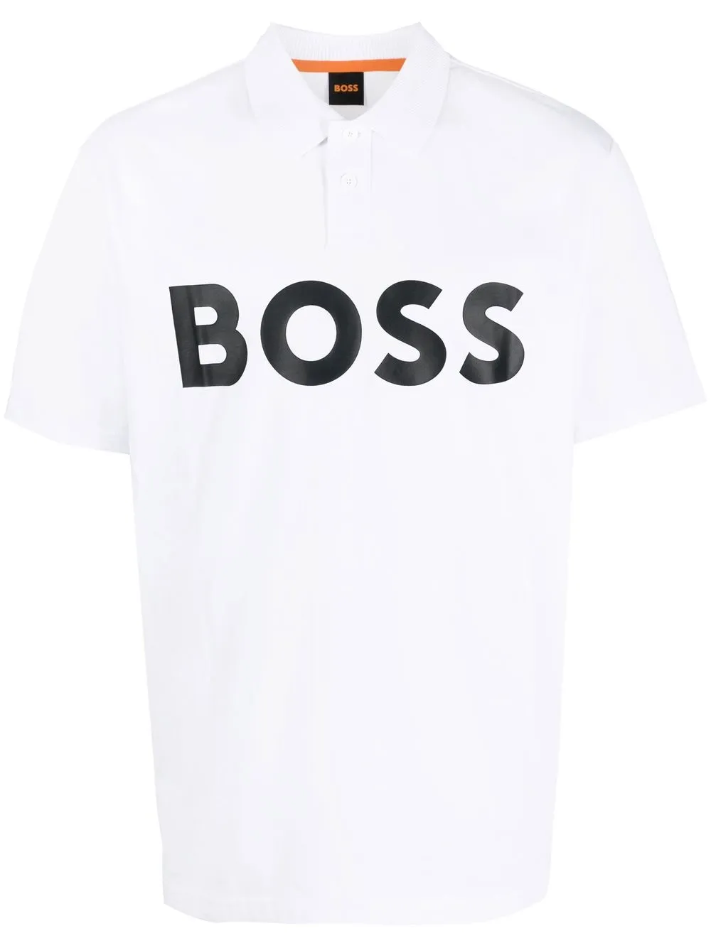 

BOSS playera manga corta con logo estampado - Blanco