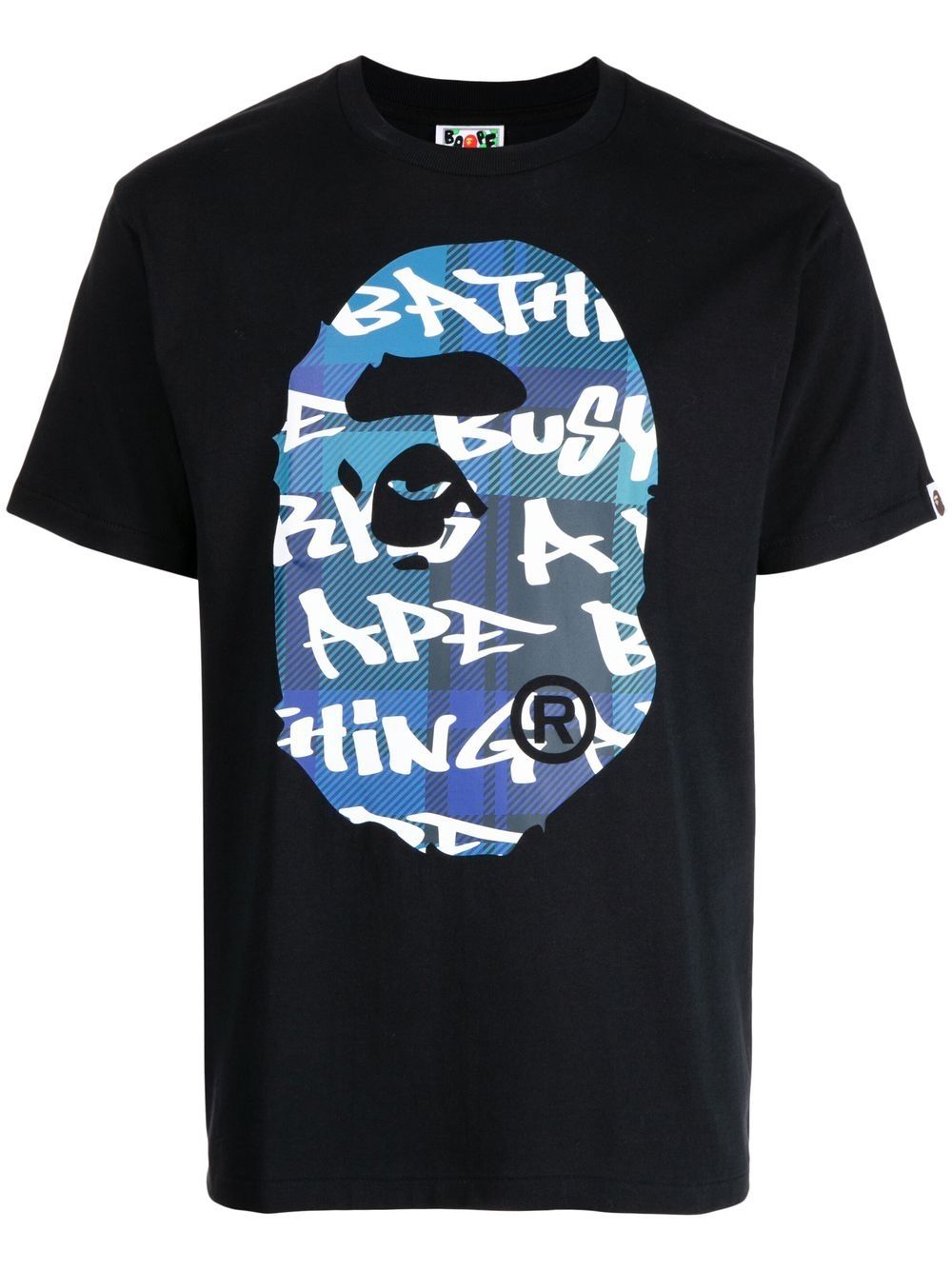 

A BATHING APE® playera con estampado gráfico - Negro