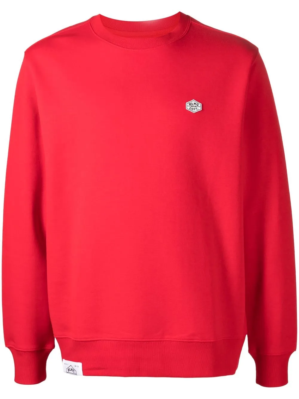 

CHOCOOLATE logo-patch cotton sweatshirt - Red