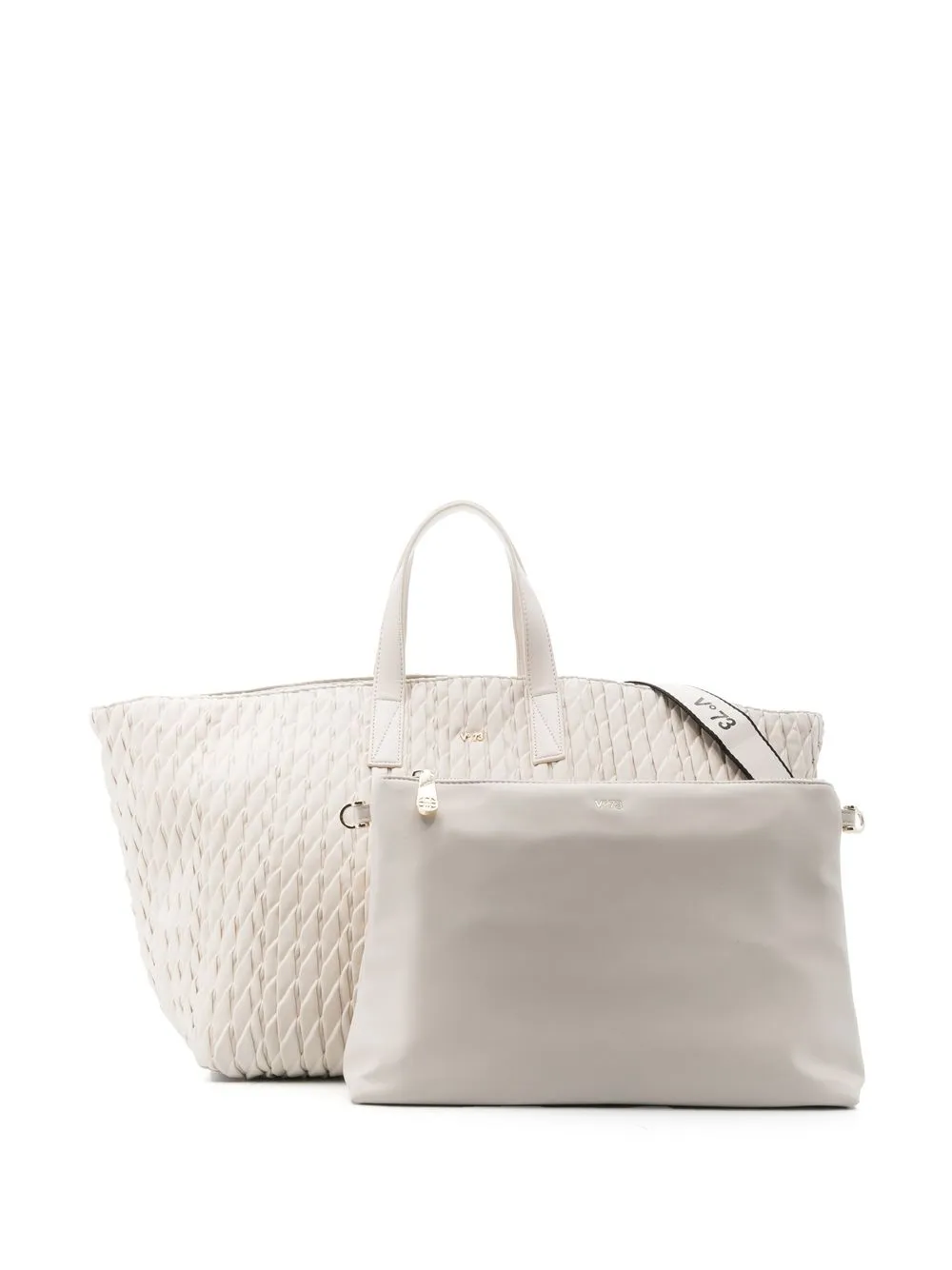 V73 Rossy Shopping Tote Bag In Neutrals