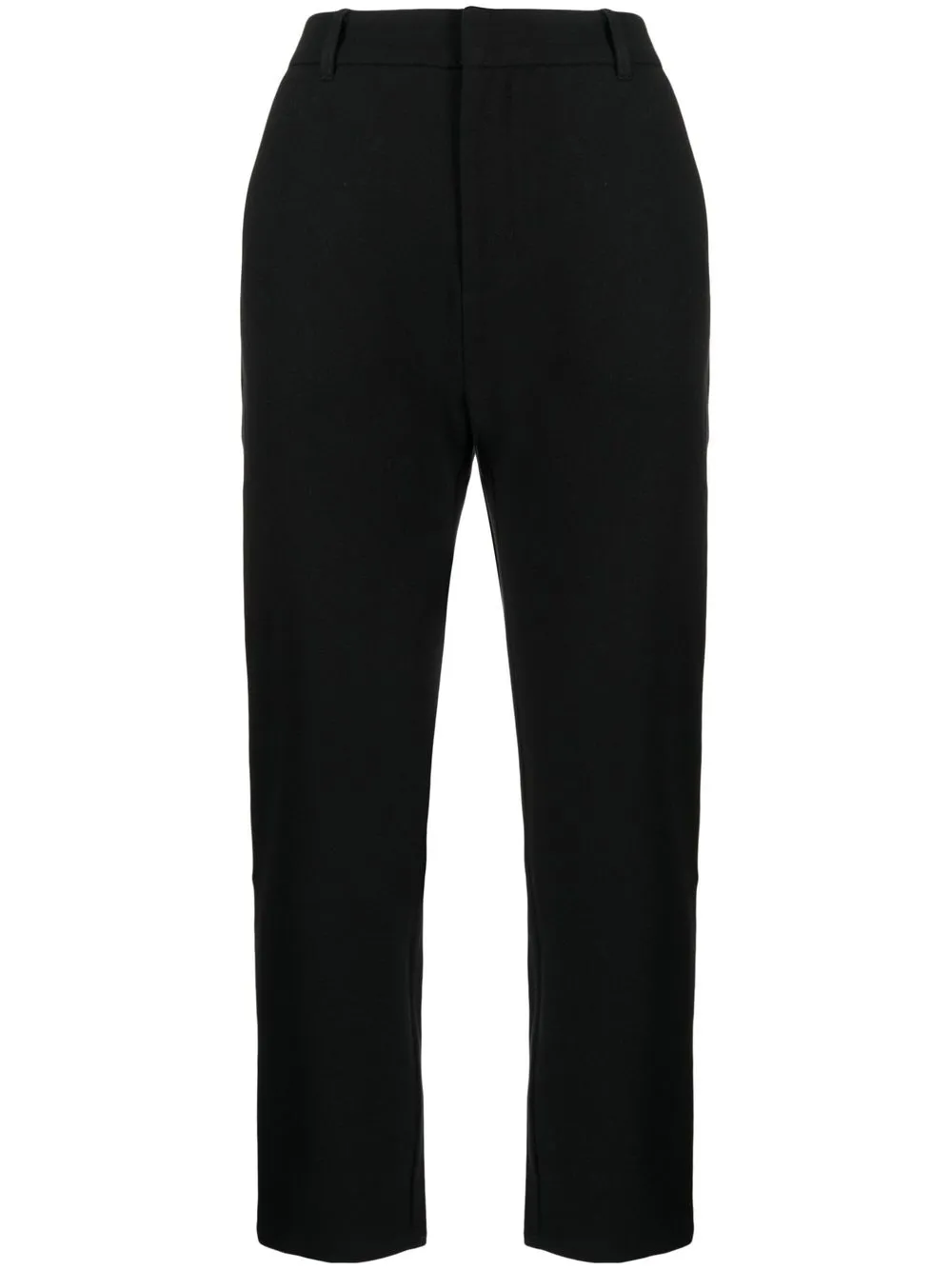 

tout a coup cropped slim-cut trousers - Black