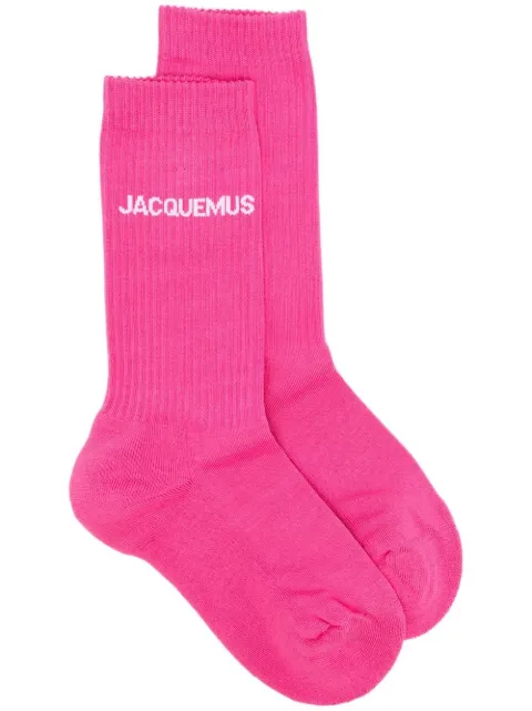 Jacquemus logo-jacquard ribbed socks