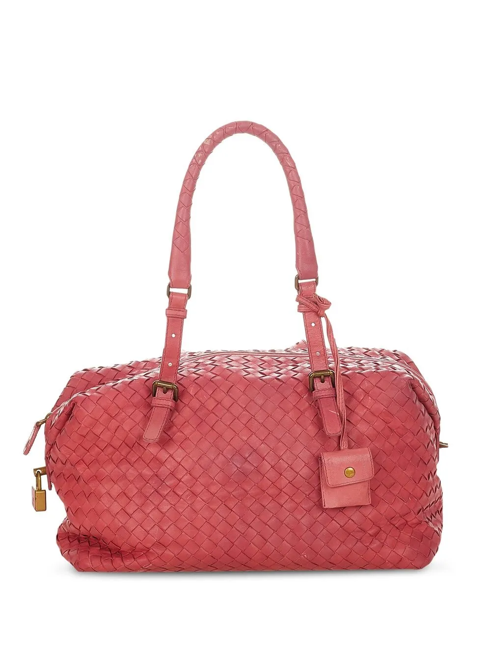 

Bottega Veneta Pre-Owned bolsa Intrecciato Boston - Rosado