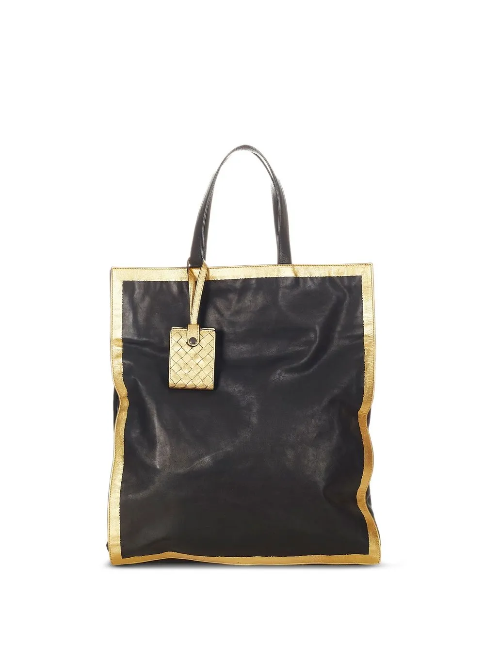 

Bottega Veneta Pre-Owned tote con diseño de dos tonos - Negro