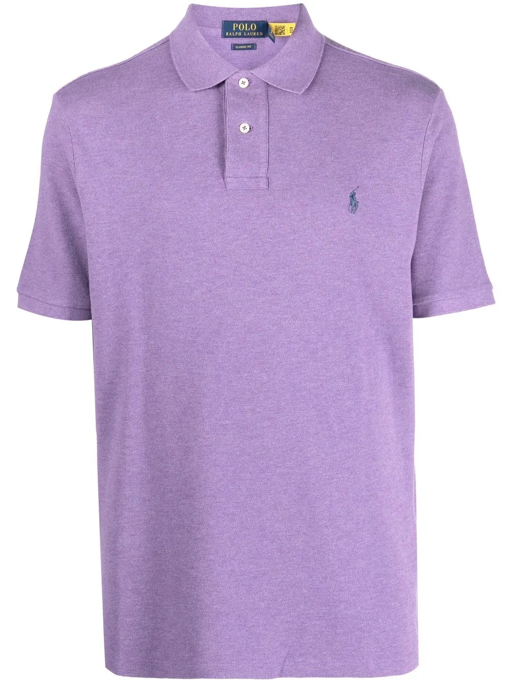 

Polo Ralph Lauren embroidered-logo short-sleeved polo shirt - Purple