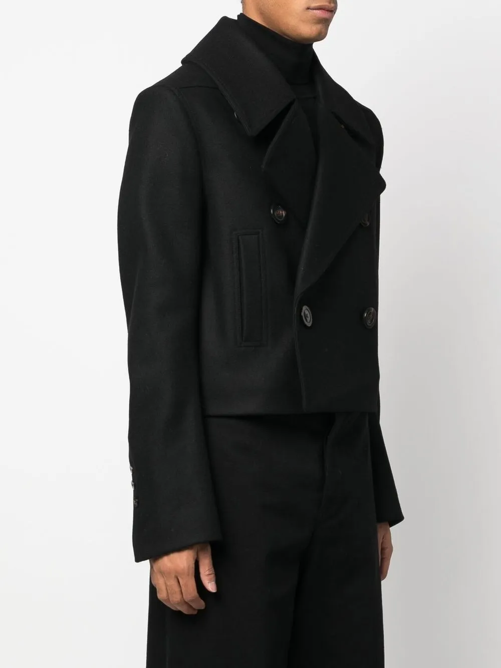 rick owens double breasted blazer