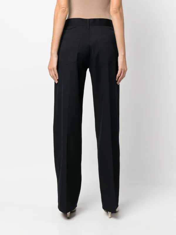 【JIL SANDER】 ストレートレッグ パンツ Jil Sander ストレートパンツ | ブルー | FARFETCH JP