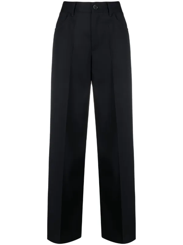 【JIL SANDER】 ストレートレッグ パンツ Jil Sander ストレートパンツ | ブルー | FARFETCH JP
