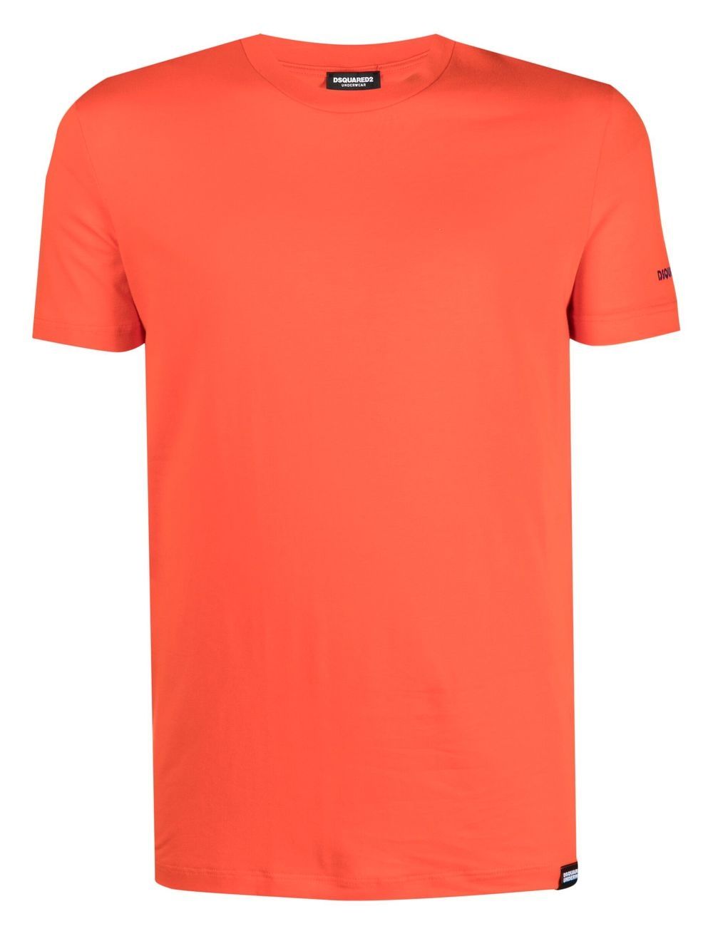 

Dsquared2 playera manga corta con logo estampado - Naranja