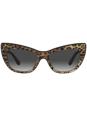 Dolce & Gabbana Eyewear lace-print cat-eye Frame Sunglasses  display picture 1