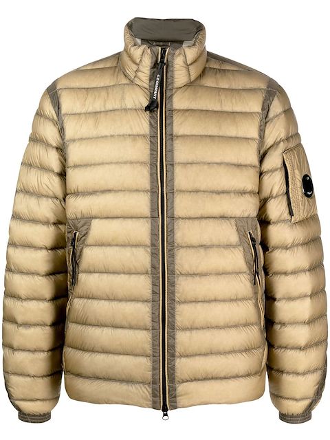 C.P. Company logo-patch padded jacket
