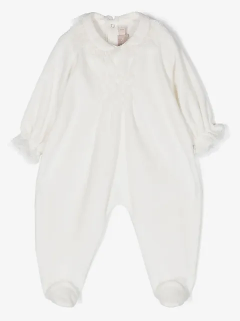 La Stupenderia lace-trim cotton-blend pyjamas