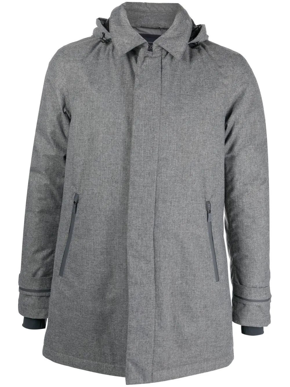 

Herno hooded down-filled jacket - Grey