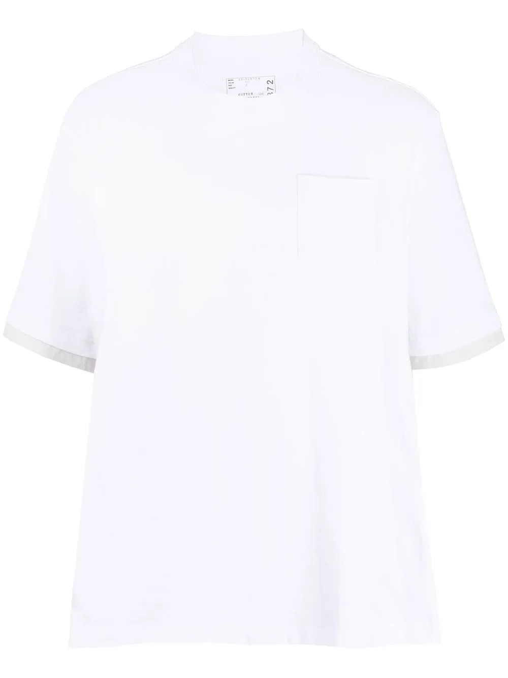 

sacai camisa con múltiples paneles - Blanco