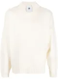 PT Torino front patch-pocket knit jumper - Neutrals