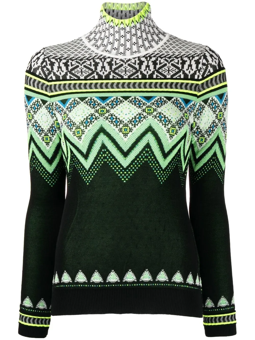 fair isle-knit jumper