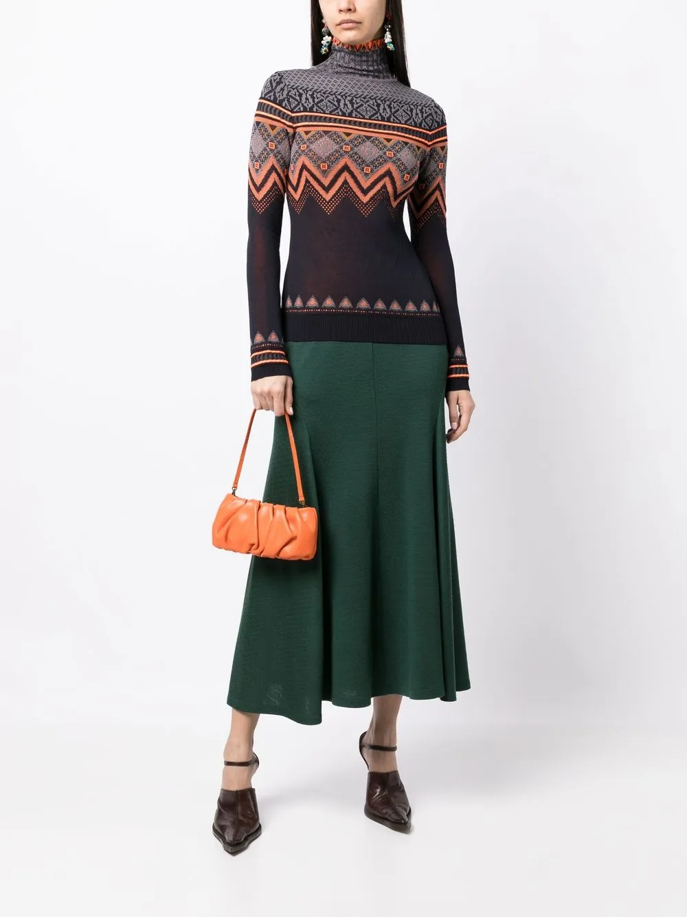 fair isle-knit jumper