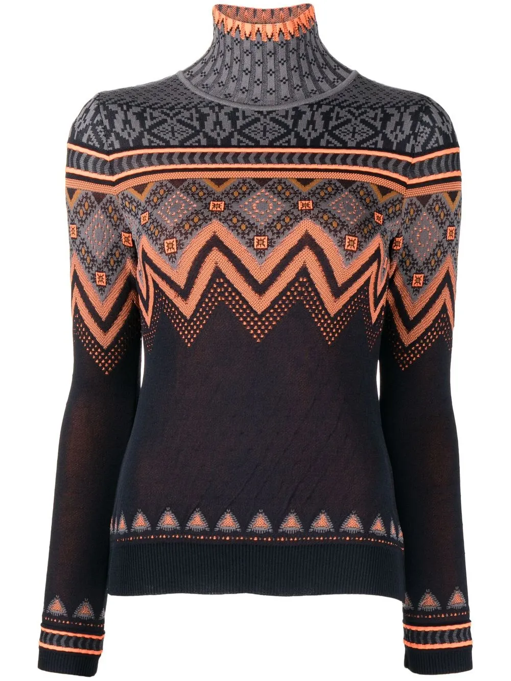 fair isle-knit jumper