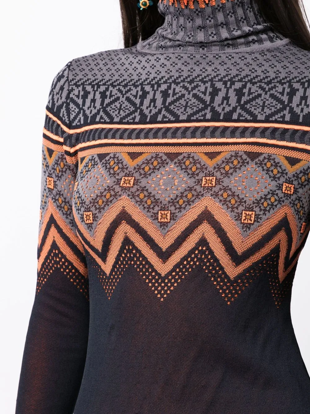 fair isle-knit jumper