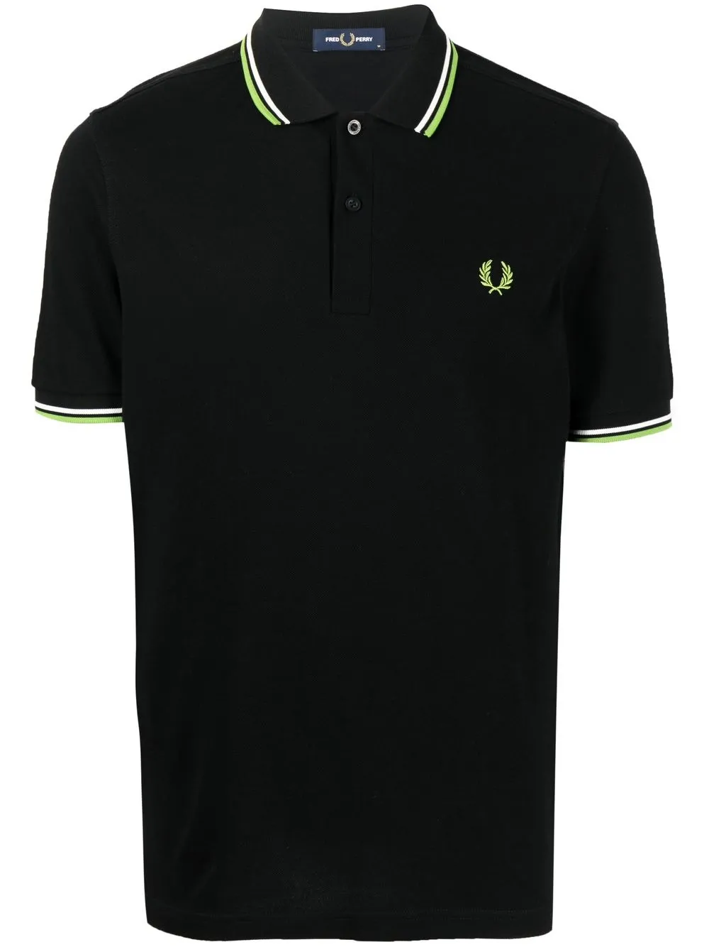 

Fred Perry playera tipo polo con logo bordado - Negro