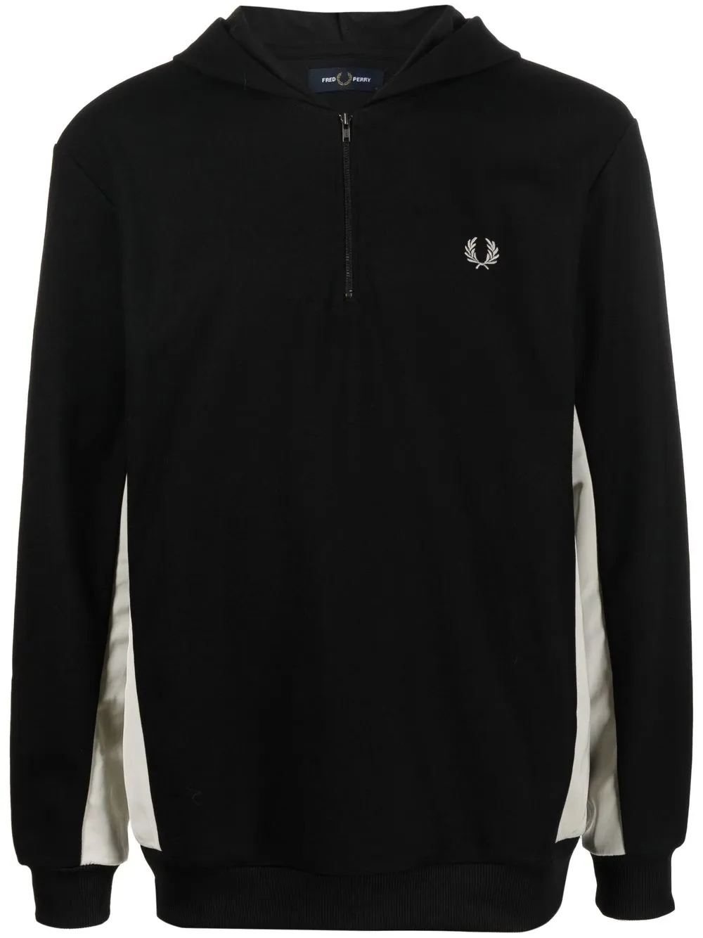 

Fred Perry hoodie con logo bordado - Negro