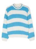 MC2 Saint Barth Kids striped knit jumper - Blue