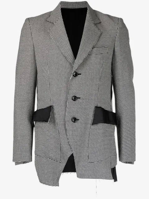 sulvam blazer à motif pied-de-poule