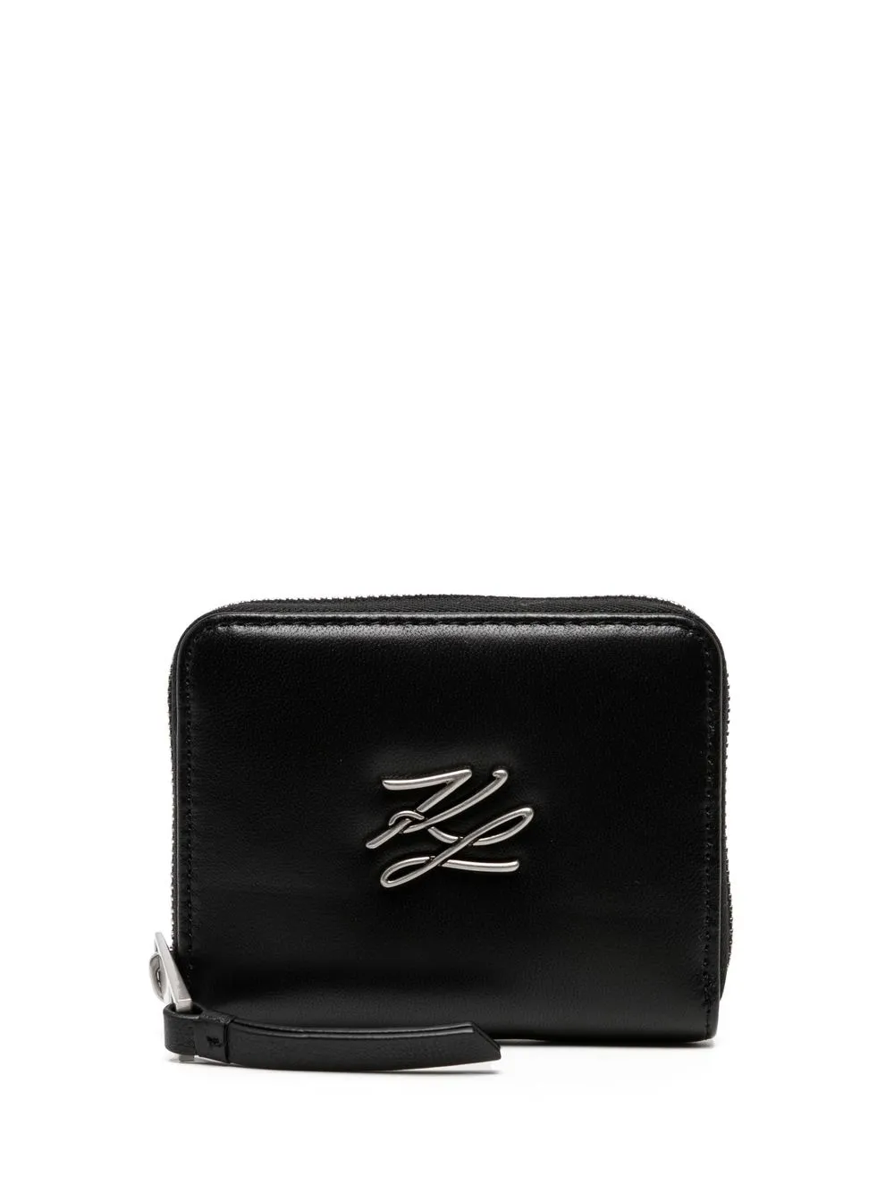 

Karl Lagerfeld K/Autograph logo-plaque wallet - Black