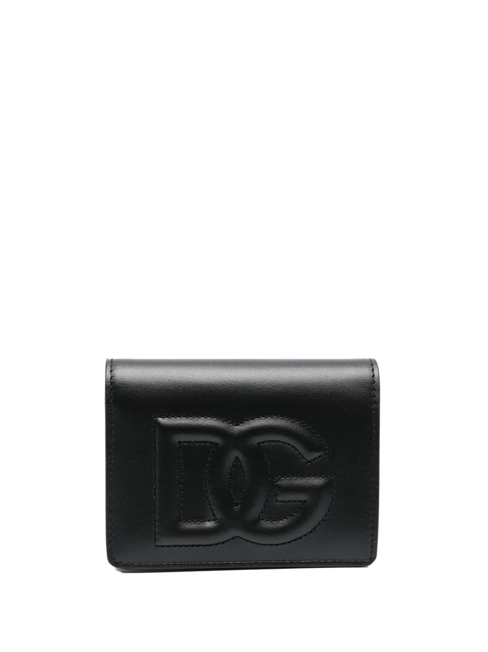 

Dolce & Gabbana cartera con logo en relieve - Negro