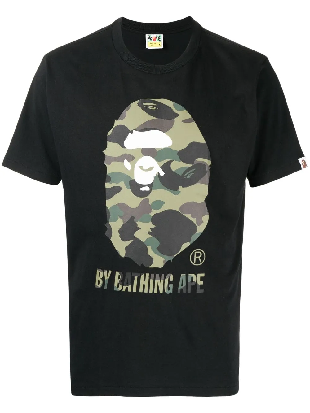 

A BATHING APE® Colour Camo logo-print T-shirt - Black