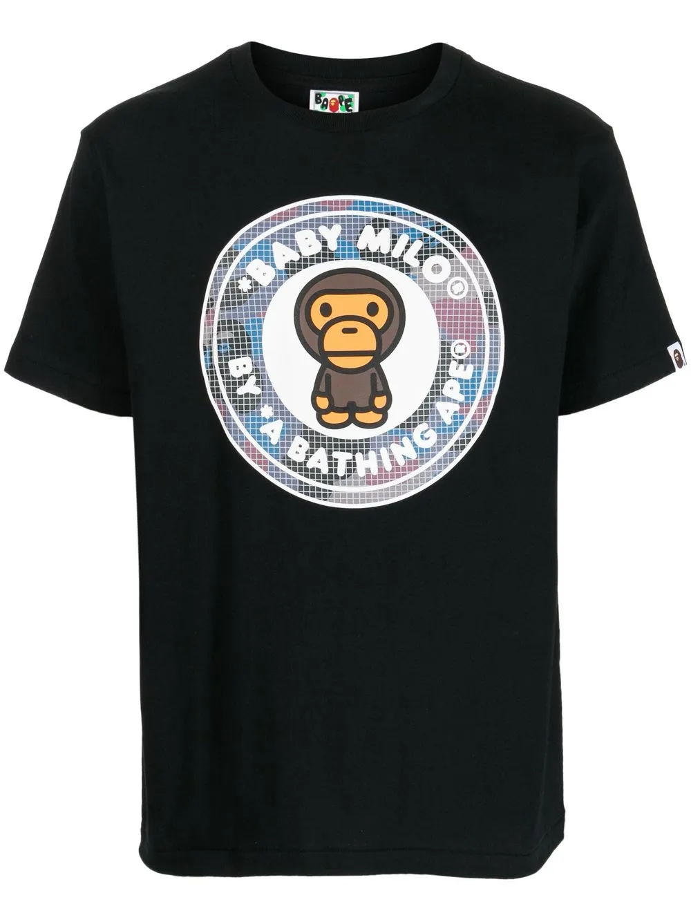 

A BATHING APE® playera con estampado Baby Milo - Negro