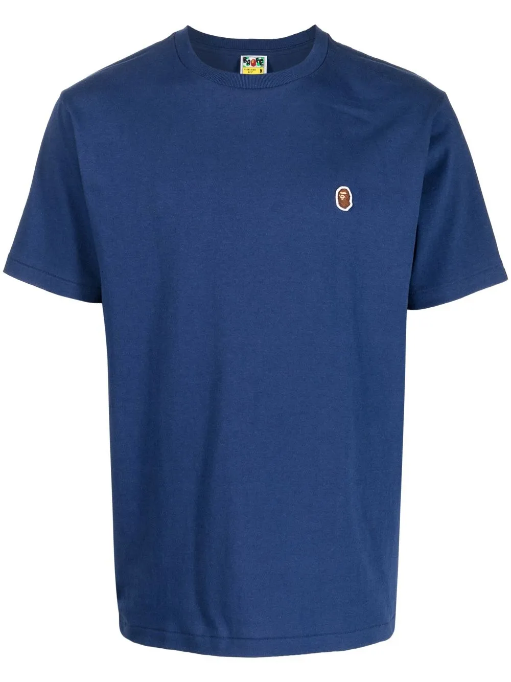 

A BATHING APE® playera con parche del logo - Azul