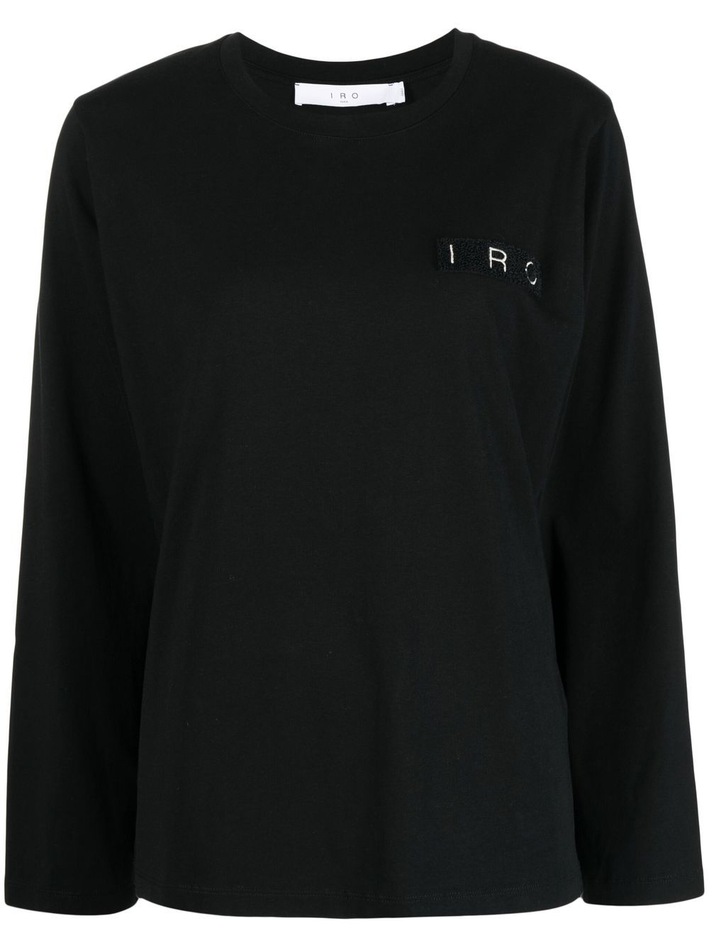 ＜Farfetch＞ IRO ロゴ ロングTシャツ - ブラック