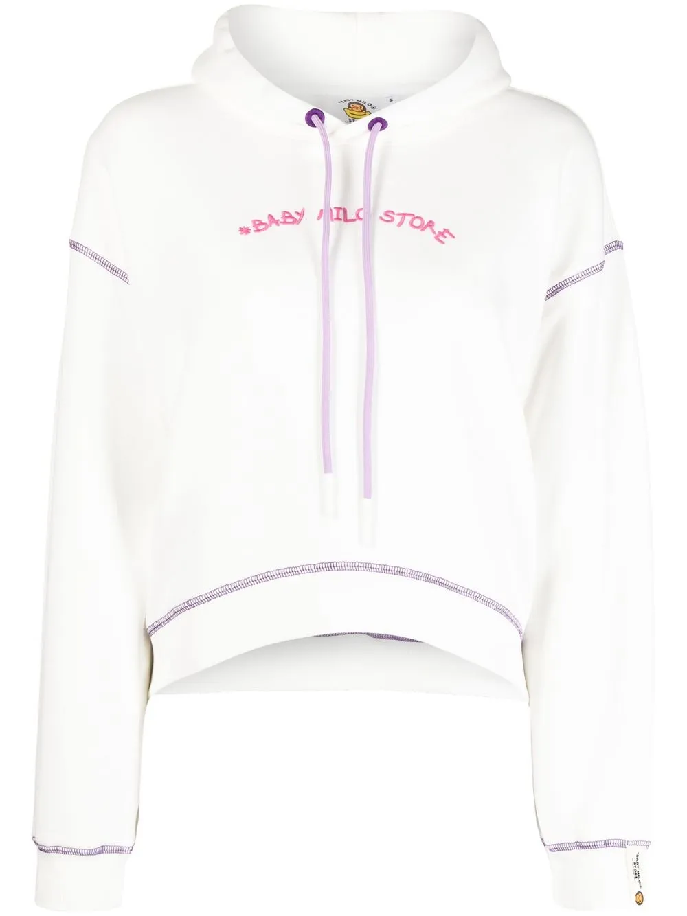 *BABY MILO® STORE BY *A BATHING APE® hoodie à imprimé graphique - Blanc Top Merken Winkel