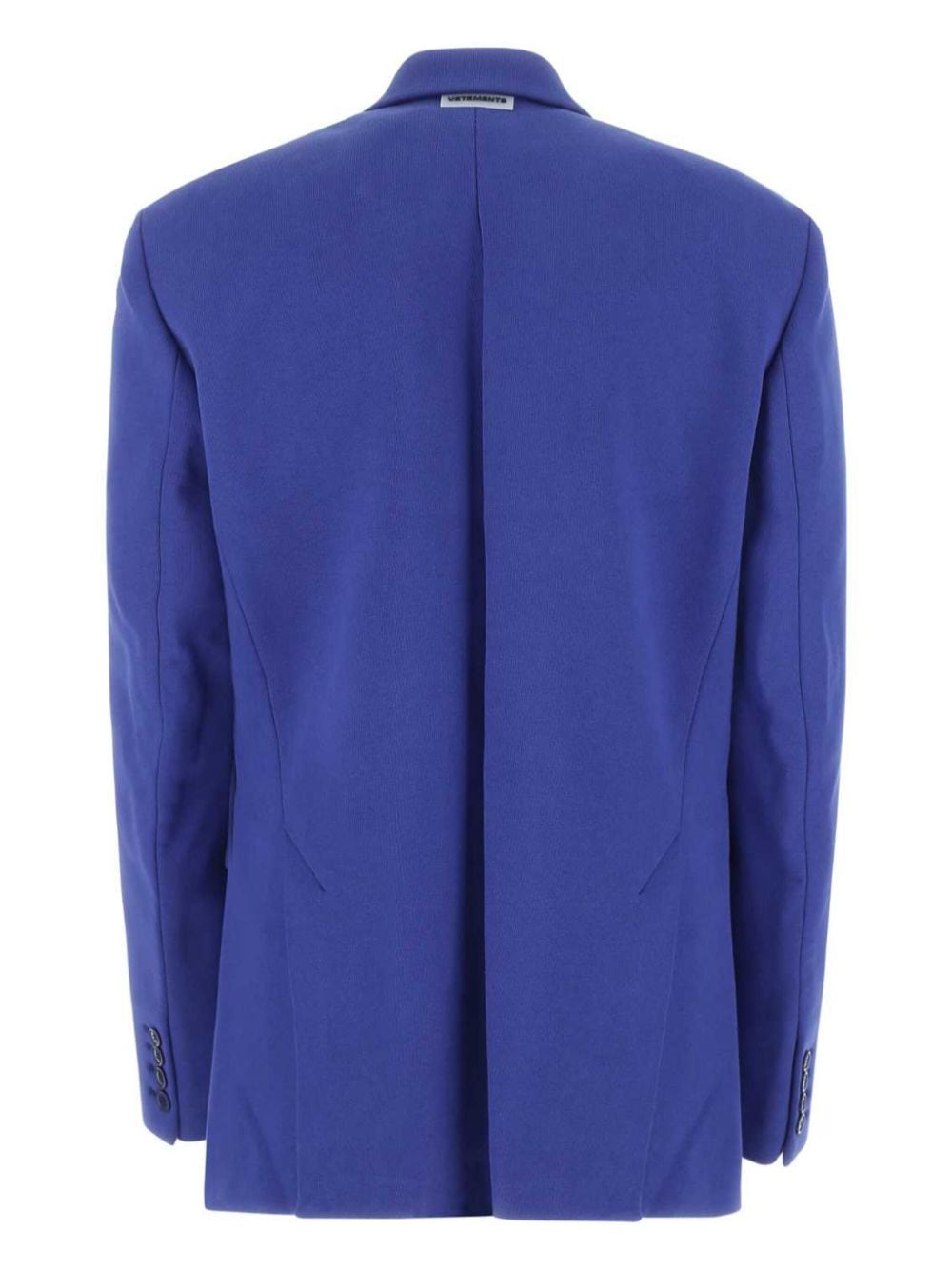 VETEMENTS button-up tailored blazer - Blauw