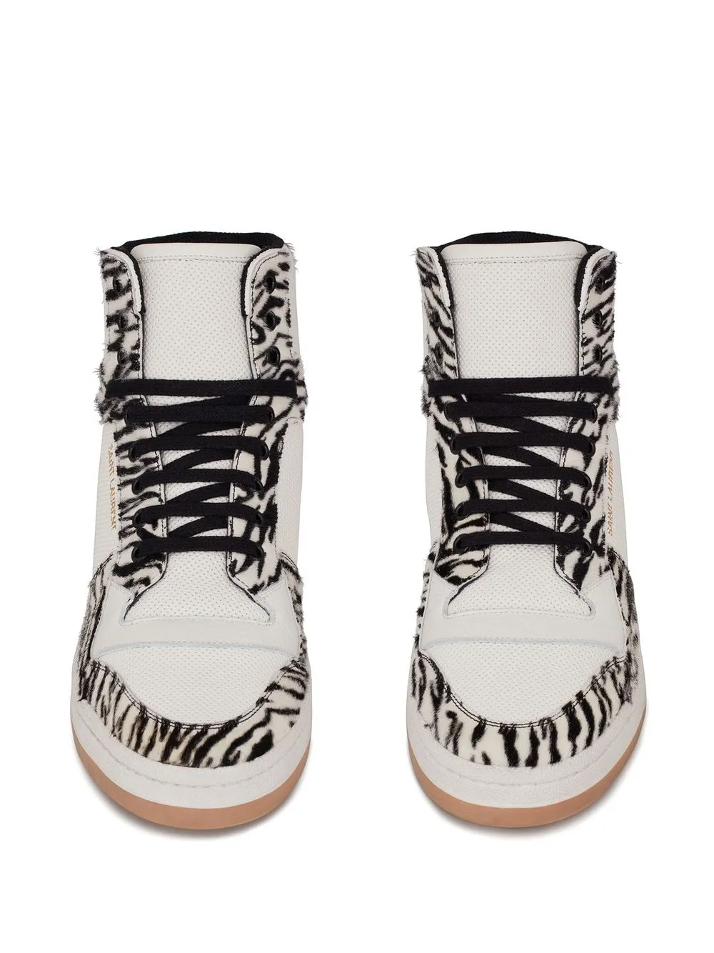 *Saint Laurent* SL24 ゼブラ スニーカー Saint Laurent SL/24 Sneakers | White | FARFETCH