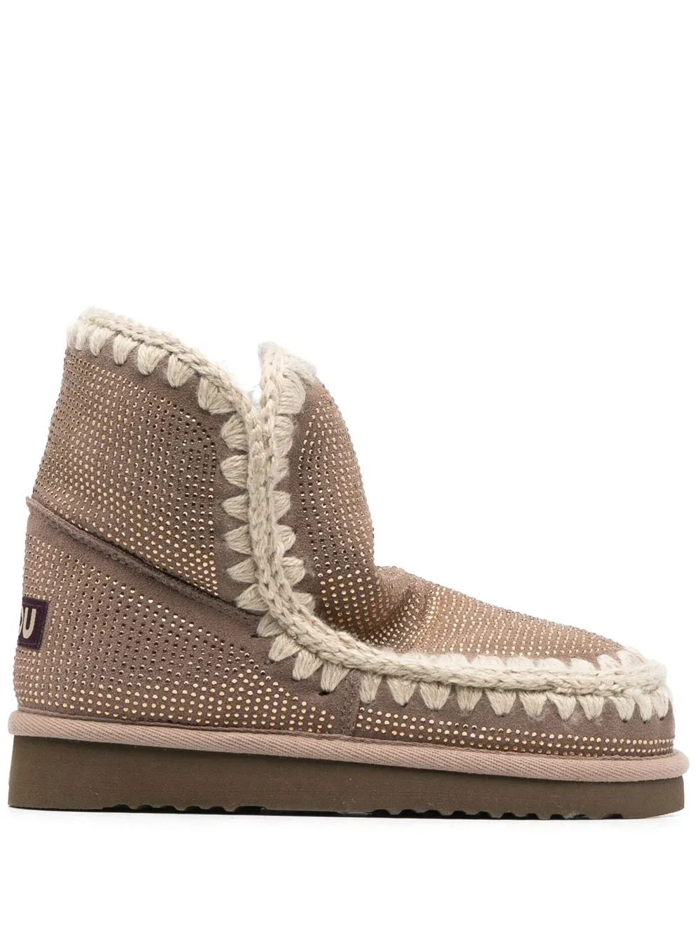 

Mou logo-patch ankle boots - Neutrals