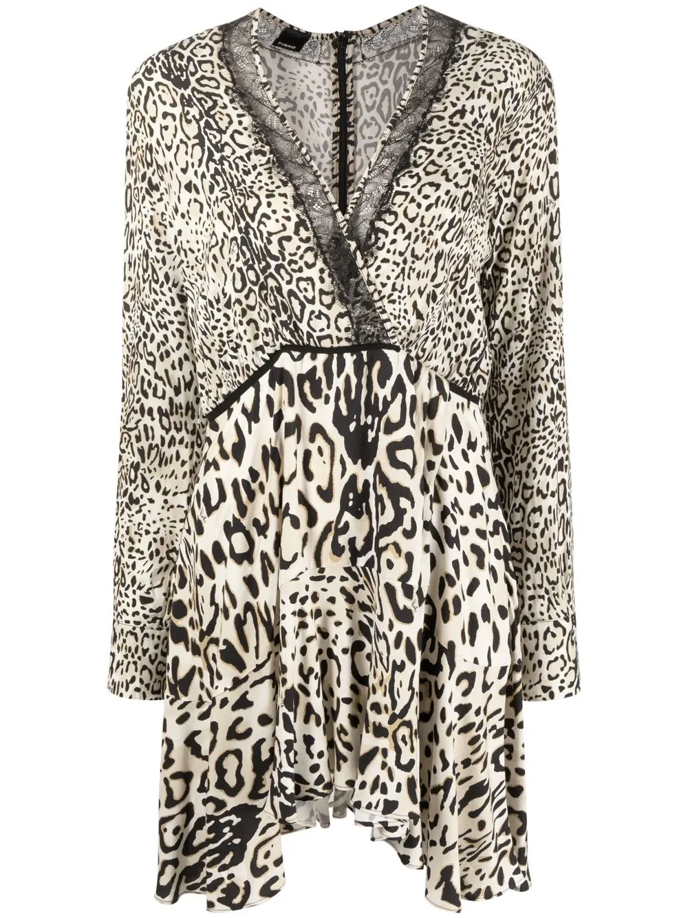 

PINKO vestido midi con animal print - Neutro