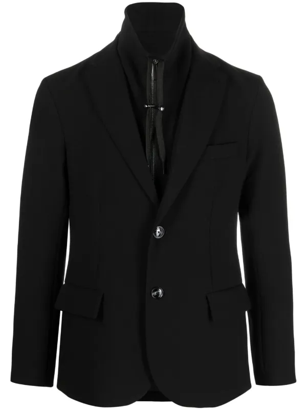 Emporio Armani レイヤード シングルジャケット - Farfetch