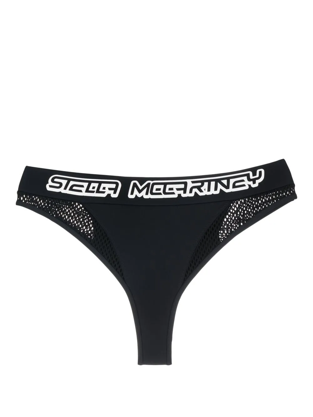 

Stella McCartney bikini bottom con logo en la pretina - Negro