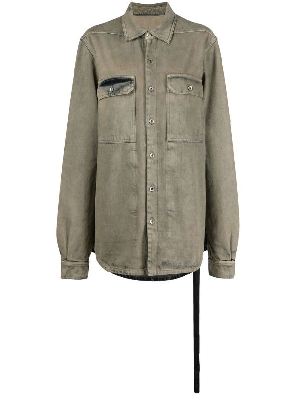 Rick Owens DRKSHDW Oversized Denim Shirt - Farfetch